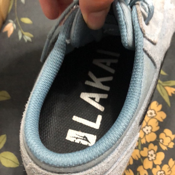 Lakai Limited Griffin Skate Shoes/Sneakers in Light Blue Suede and Brown - Picture 12 of 15